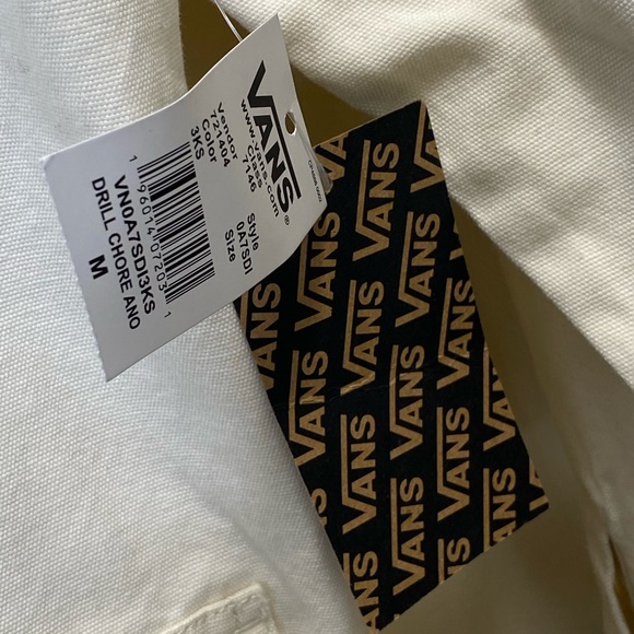 VANS Men’s Off-White Drill Chore Anorak Size M - Picture 2 of 16